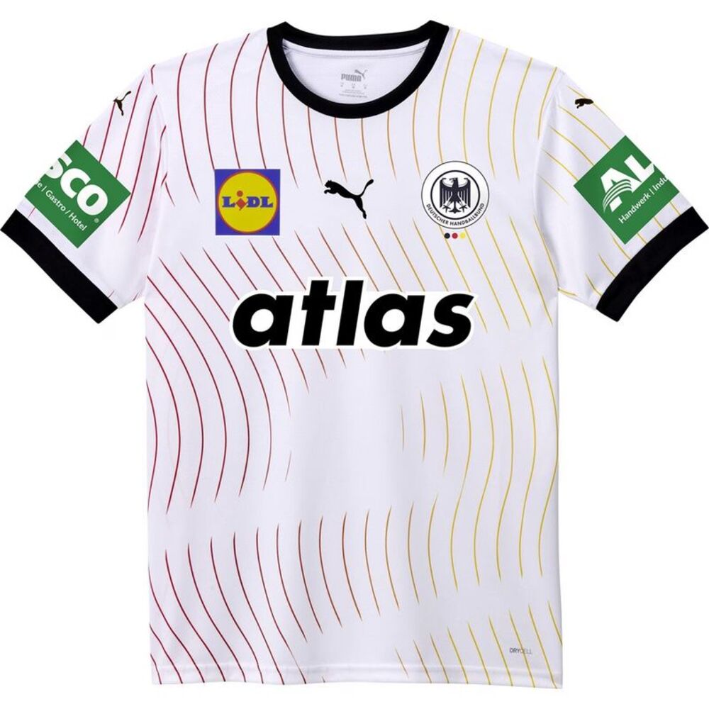 Puma Mens DHB Home Performance Jersey / White/Black